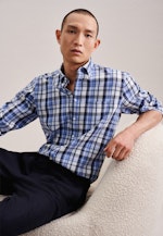 Regular Business Hemd Karo in Hellblau |  Seidensticker Onlineshop