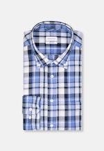 Regular Business Hemd Karo in Hellblau |  Seidensticker Onlineshop