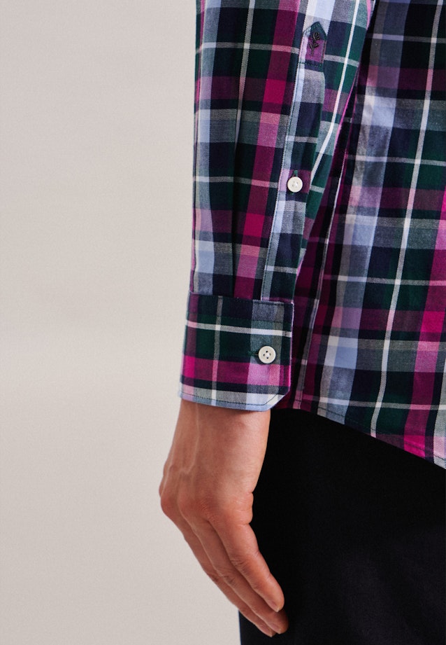 Regular Business Hemd Karo in Grün |  Seidensticker Onlineshop