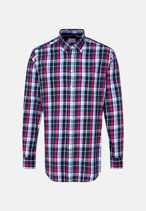 Regular Business Hemd Karo in Grün |  Seidensticker Onlineshop