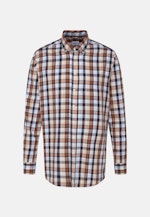 Regular Business Hemd Karo in Braun |  Seidensticker Onlineshop