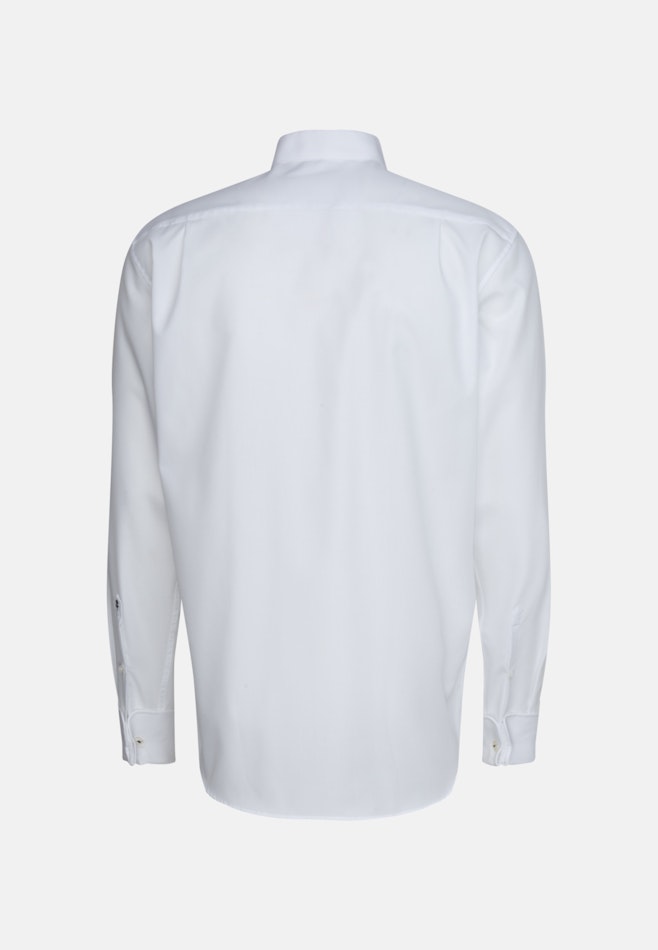 Non-iron Poplin Gala Shirt in Shaped with Wing Collar in White | Seidensticker online shop