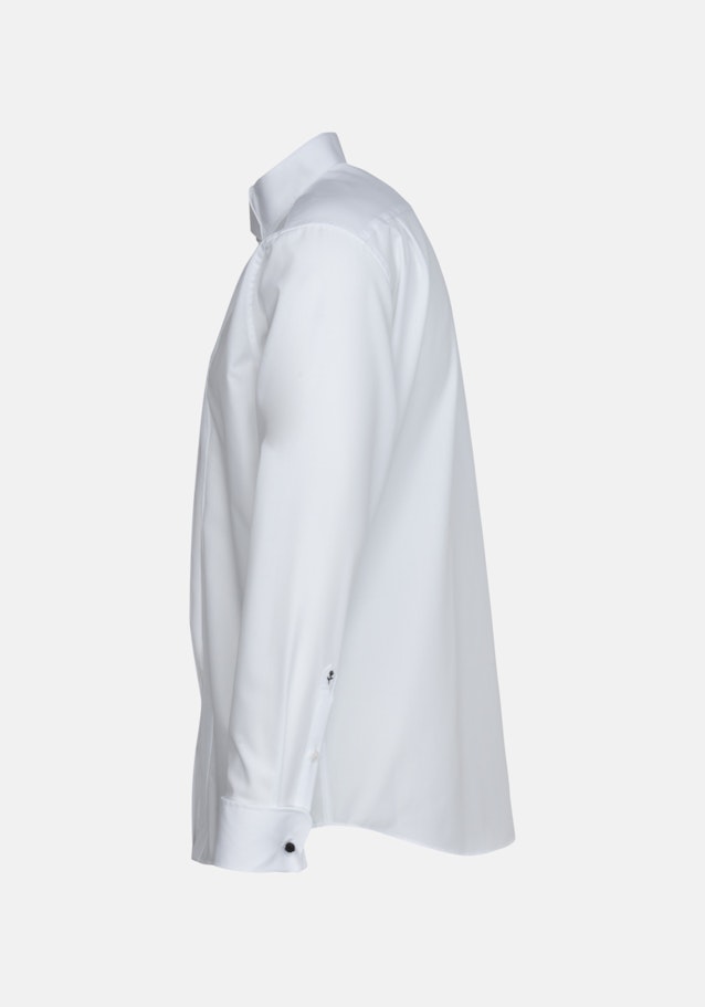 Non-iron Poplin Gala Shirt in Shaped with Wing Collar in White | Seidensticker Onlineshop