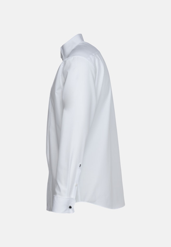 Non-iron Poplin Gala Shirt in Shaped with Wing Collar in White | Seidensticker online shop