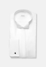 Shaped Smokinghemd Uni in Weiß |  Seidensticker Onlineshop