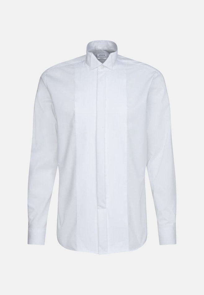 Chemise de soirée Shaped Popeline Col Cassé dans Blanc | Boutique en ligne Seidensticker