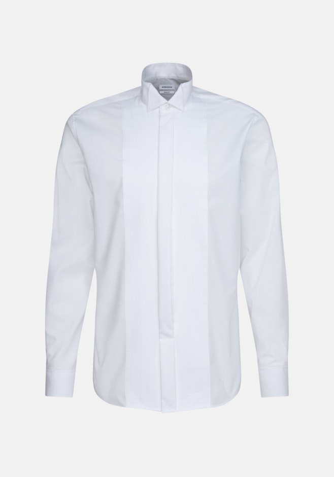 Shaped Chemise de smoking Uni dans Blanc | Boutique en ligne Seidensticker