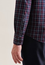 Twill Casual Hemd in Regular mit Button-Down-Kragen in Dunkelblau |  Seidensticker Onlineshop