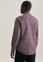 Regular Chemise décontractée Imprimé in Rouge |  Seidensticker Onlineshop