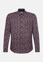 Regular Chemise décontractée Imprimé in Rouge |  Seidensticker Onlineshop