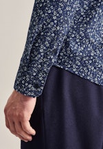 Regular Casual Hemd Druck in Dunkelblau |  Seidensticker Onlineshop