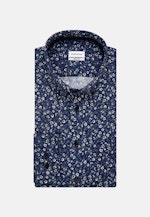 Twill Casual Hemd in Regular mit Button-Down-Kragen in Dunkelblau |  Seidensticker Onlineshop