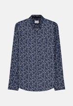 Regular Casual Hemd Druck in Dunkelblau |  Seidensticker Onlineshop