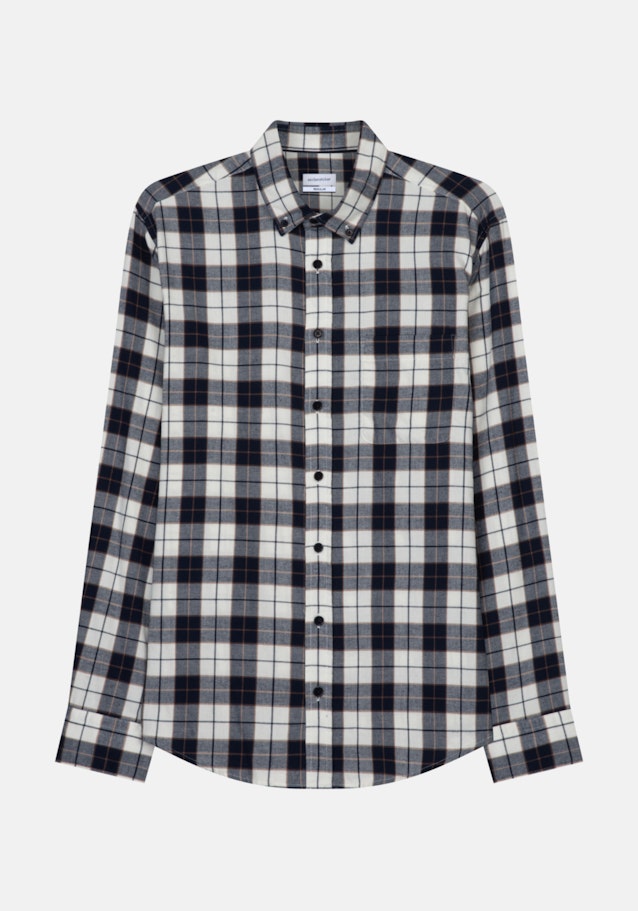 Regular Casual Hemd Karo in Dunkelblau | Seidensticker Onlineshop