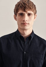 Regular Casual shirt Uni in Dark Blue |  Seidensticker Onlineshop