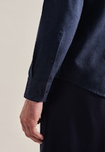 Regular Casual shirt Uni in Dark Blue |  Seidensticker Onlineshop