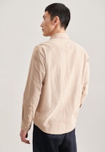 Regular Casual shirt Uni in Brown |  Seidensticker Onlineshop