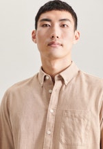 Regular Casual shirt Uni in Brown |  Seidensticker Onlineshop