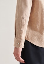 Flanell Casual Hemd in Regular mit Button-Down-Kragen in Braun |  Seidensticker Onlineshop