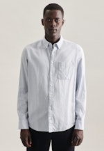 Casual Shirt in Regular with Button-Down-Collar in Light Blue |  Seidensticker Onlineshop