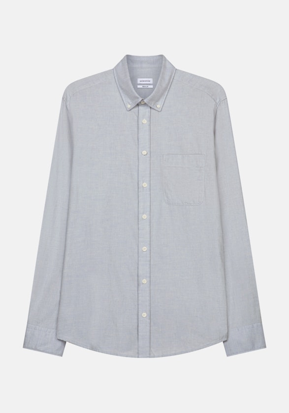 Casual Shirt in Regular with Button-Down-Kraag in Lichtblauw |  Seidensticker Onlineshop