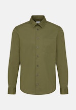 Regular Chemise décontractée Uni in Vert |  Seidensticker Onlineshop