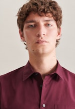 Regular Casual Hemd Uni in Rot |  Seidensticker Onlineshop