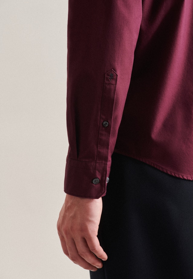 Regular Casual Hemd Uni in Rot |  Seidensticker Onlineshop