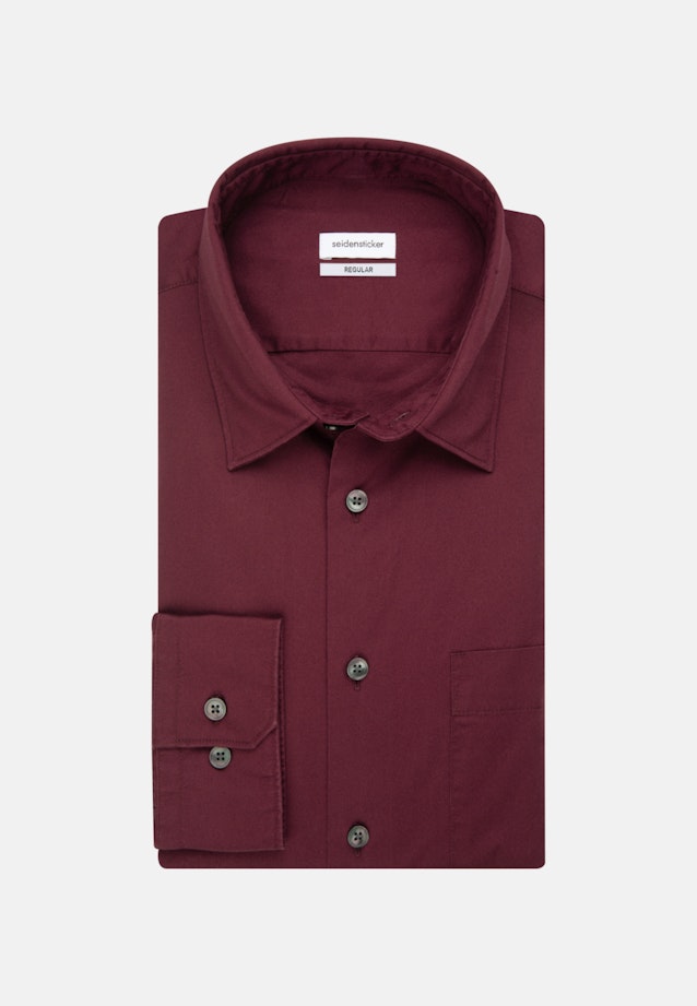 Twill Casual Hemd in Regular mit Kentkragen in Rot |  Seidensticker Onlineshop