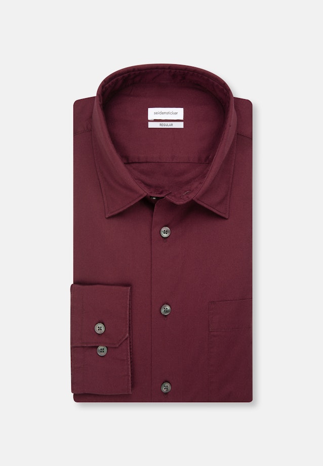 Regular Casual Hemd Uni in Rot |  Seidensticker Onlineshop