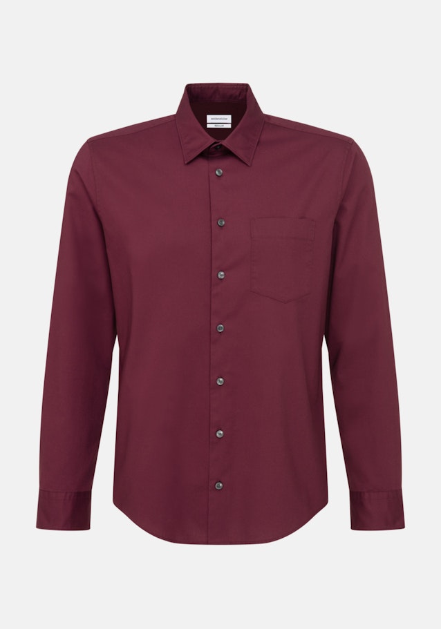 Regular Casual Hemd Uni in Rot | Seidensticker Onlineshop
