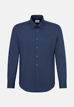 Regular Casual shirt Uni in Dark Blue |  Seidensticker Onlineshop