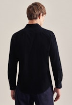 Regular Casual Hemd Uni in Dunkelblau |  Seidensticker Onlineshop