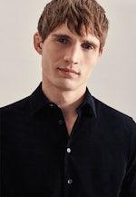 Regular Casual Hemd Uni in Dunkelblau |  Seidensticker Onlineshop