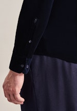 Regular Casual Hemd Uni in Dunkelblau |  Seidensticker Onlineshop