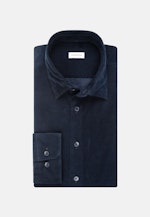 Casual Shirt in Regular fit with Kent-Collar in Dark Blue |  Seidensticker Onlineshop