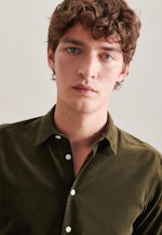 Regular Casual Hemd Uni in Grün |  Seidensticker Onlineshop