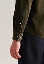 Regular Casual Hemd Uni in Grün |  Seidensticker Onlineshop