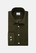 Casual Shirt in Regular fit with Kent-Collar in Green |  Seidensticker Onlineshop