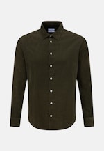 Casual Shirt in Regular fit with Kent-Collar in Green |  Seidensticker Onlineshop