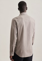 Slim Business Hemd Streifen in Braun |  Seidensticker Onlineshop