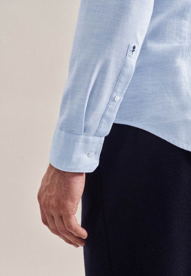 Slim Chemise d'affaires rayures in Bleu Clair |  Seidensticker Onlineshop