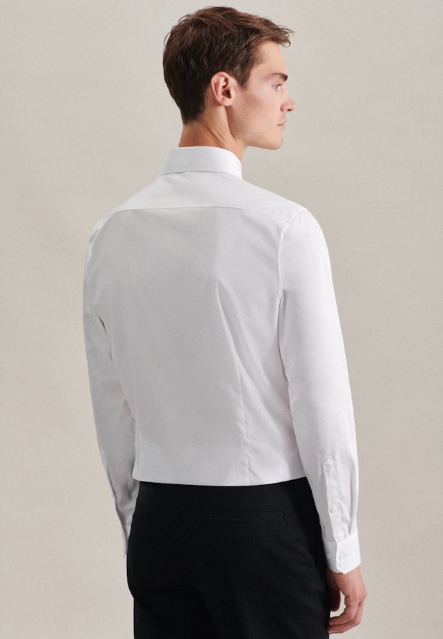 Slim Business Hemd Uni in Weiß |  Seidensticker Onlineshop
