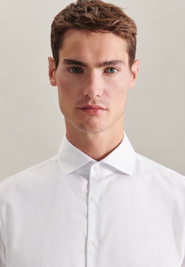 Slim Business Hemd Uni in Weiß |  Seidensticker Onlineshop