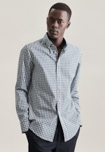 Slim Chemise d'affaires carreaux in Vert |  Seidensticker Onlineshop
