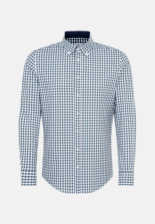 Slim Business Hemd Karo in Grün |  Seidensticker Onlineshop