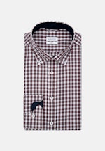 Non-iron Poplin Business Shirt in Slim with Button-Down-Collar in Red |  Seidensticker Onlineshop