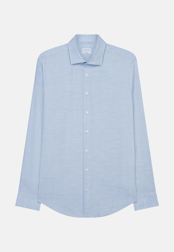 Shaped Chemise d'affaires rayures in Bleu Clair |  Seidensticker Onlineshop