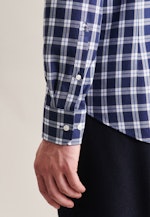 Slim Business shirt Check in Dark Blue |  Seidensticker Onlineshop