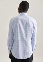 Slim Business Hemd Karo in Hellblau |  Seidensticker Onlineshop